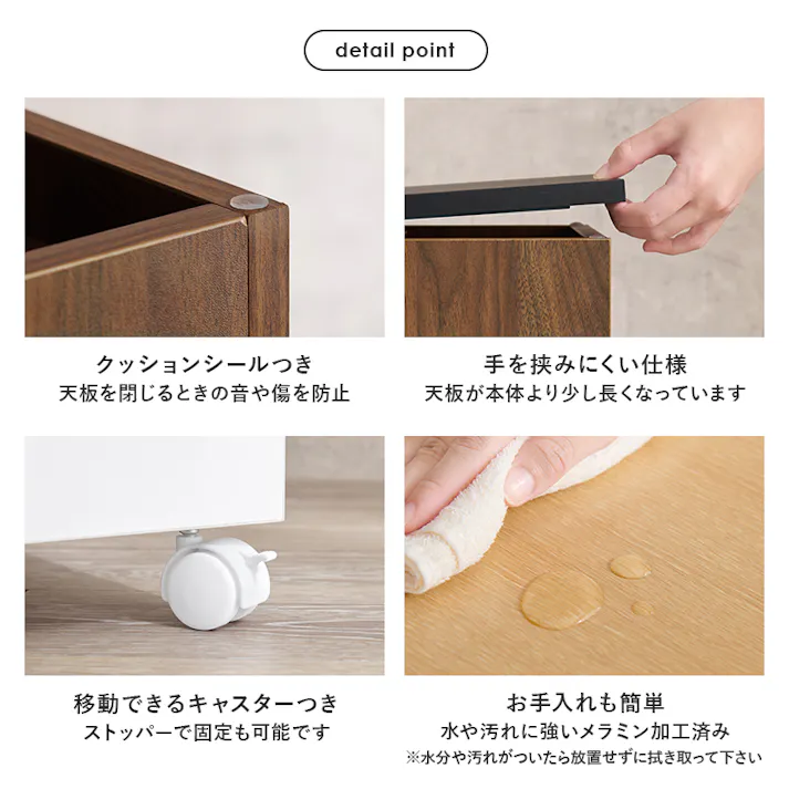 萩原スリーアイ HAGIHARA コスメワゴン MUD-6679DBR ダークブラウン LEDライト付き 4934257302951【別送品】