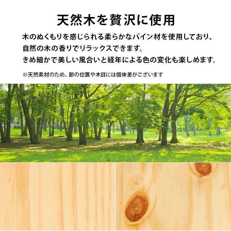 萩原スリーアイ HAGIHARA 組立簡単 宮付きシングルベッド MB-5195SNA