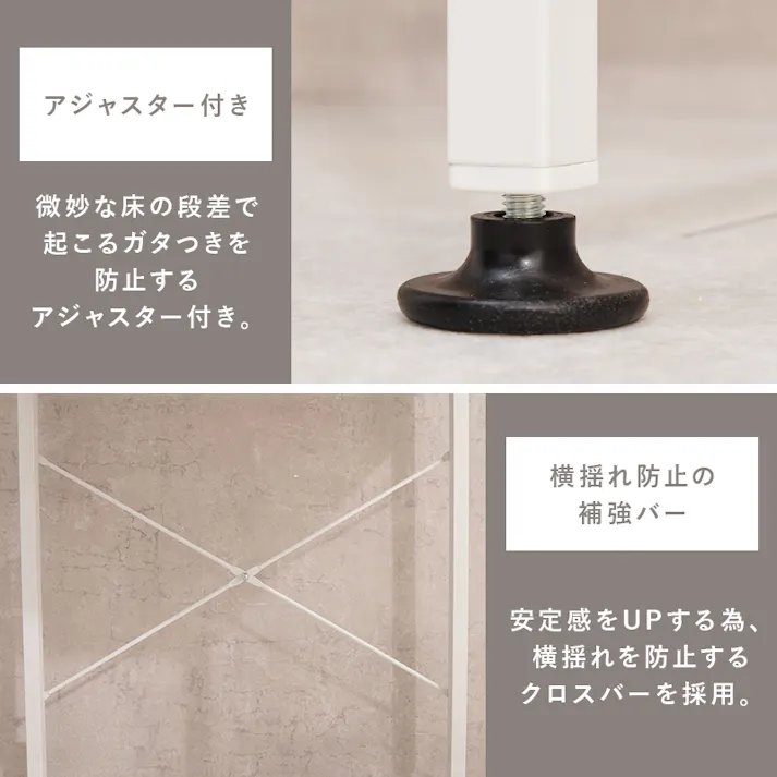 萩原スリーアイ HAGIHARA ごみ箱上ラック KR-3770BR ブラウン 幅60.5cm 4934257309707【別送品】