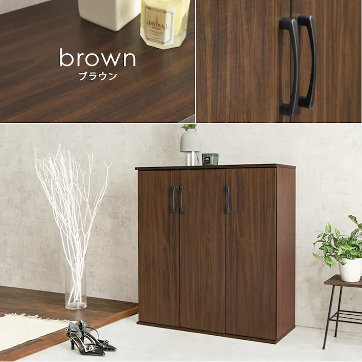 萩原スリーアイ HAGIHARA シューズラック2点セット RSR-1703WH-2S ホワイト 幅89cm 4934257313278【別送品】