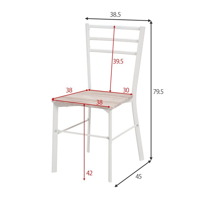 萩原スリーアイ HAGIHARA デスクチェアセット LDC-4697-BR ブラウン