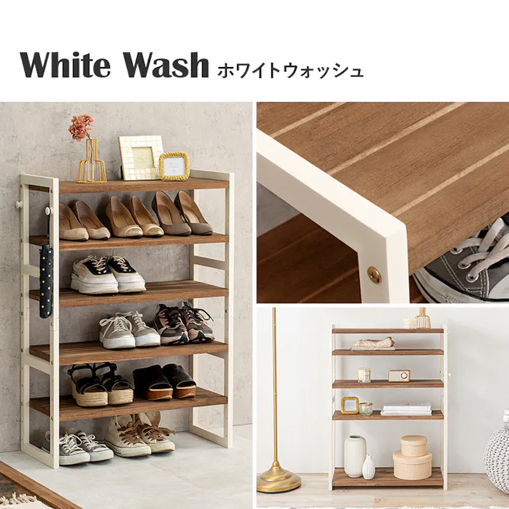 萩原スリーアイ HAGIHARA シューズラック MSS-6711NDG ダークグレー 幅65cm 可動棚5段 2102034500 収納家具 シューズラック 4934257286787【別送品】