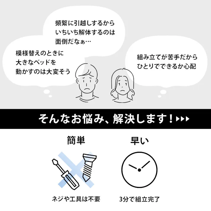 萩原スリーアイ HAGIHARA 組立簡単 シングルベッド WB-7711S-NA ナチュラル 宮棚・コンセント付き 3000001058 ベッド ベッドフレーム 4934257303156【別送品】