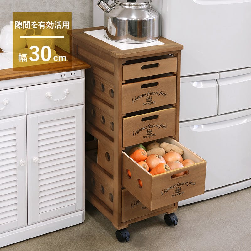 HAGIHARA ストッカー MUD-6605LBR ライトブラウン 30×40×79 3000001847