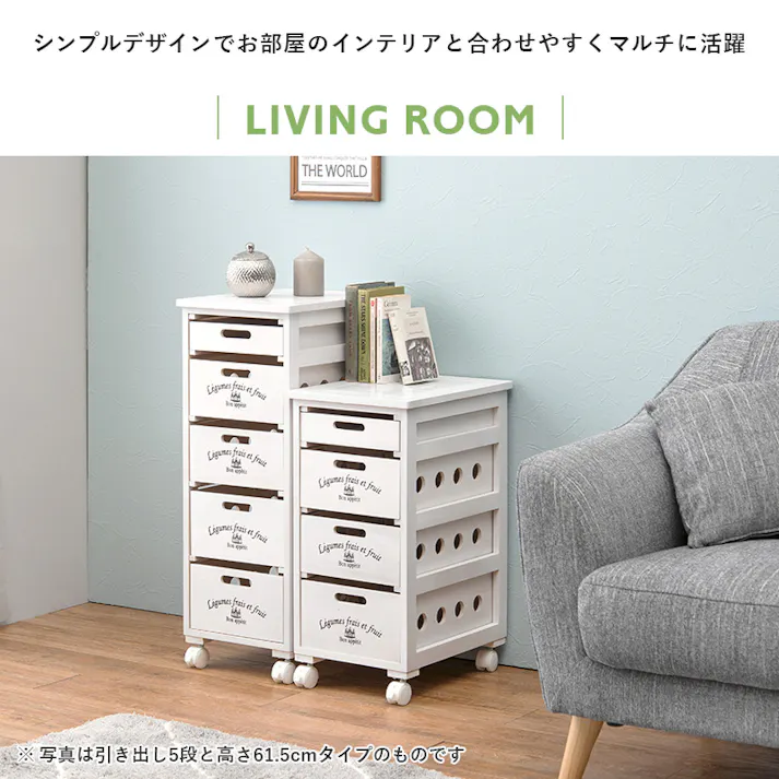 HAGIHARA ストッカー MUD-6606LBR ライトブラウン 30×40×79 3000001848 収納家具 キッチン収納 木 桐 スキマ すき間 4934257309110【別送品】