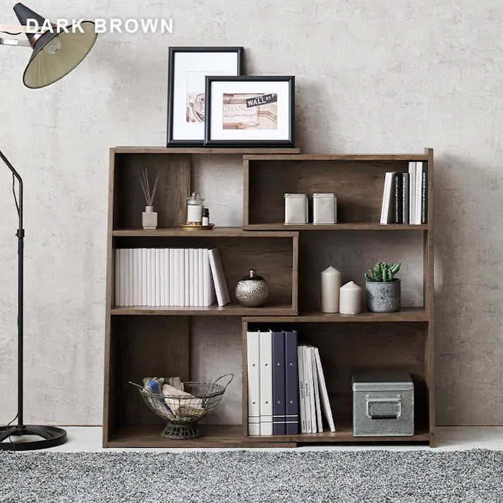 萩原スリーアイ HAGIHARA スライドラック RCC-1130BR ブラウン 伸縮60~100cm 3000002460 収納家具 オープンラック 4934257315241【別送品】