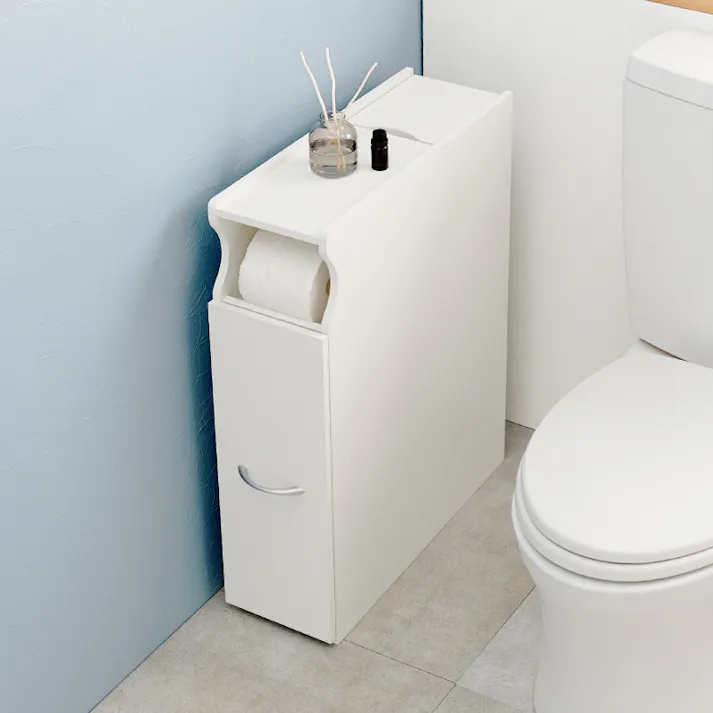 萩原スリーアイ HAGIHARA トイレラック RTR-1489WH ホワイト 高さ74cm 3000002888 収納家具 ランドリー サニタリー 4934257319522【別送品】