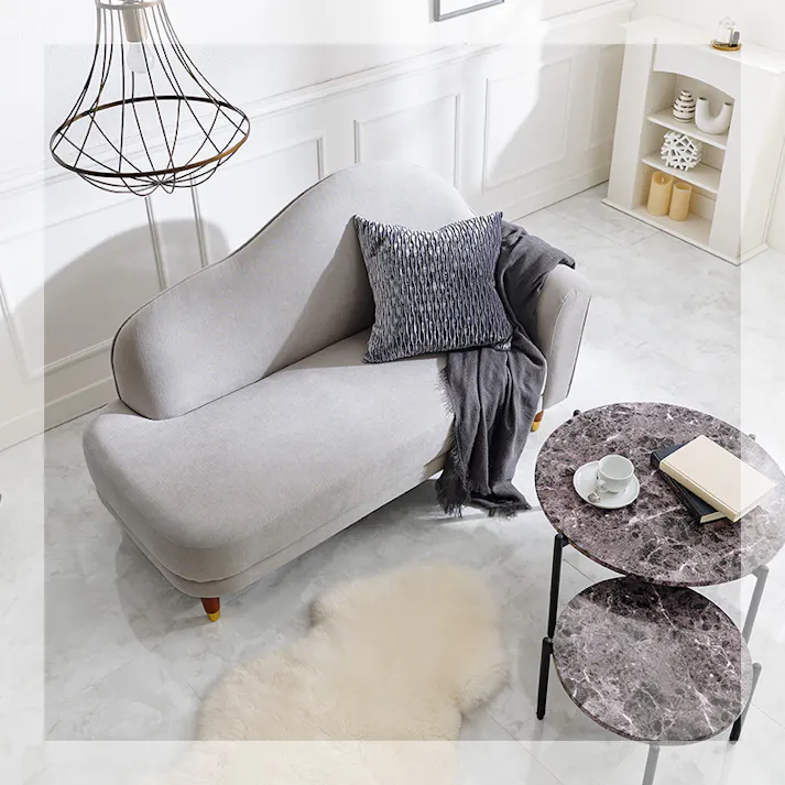 萩原スリーアイ HAGIHARA ソファ カリーナ左肘-IV アイボリー 2人掛け幅126cm 3000002987 ソファ ソファベッド 4934257320511【別送品】