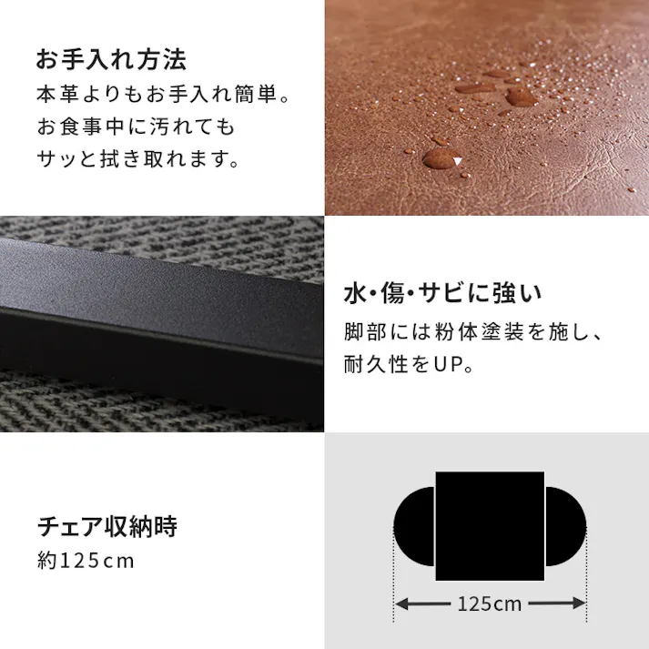 萩原スリーアイ HAGIHARA テーブル&チェア3点セット LT-4930GY-34DBR-S グレー デスクサイズ60×60cm ダークブラウン イス2脚セット 3000003077 ダイニング ダイニングセット 4934257321419【別送品】