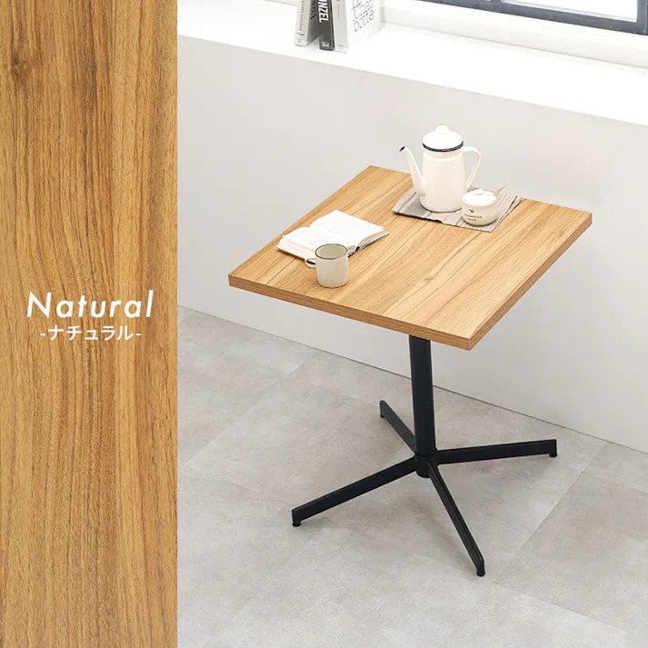 萩原スリーアイ HAGIHARA テーブル&チェア3点セット LT-4930GY-34DBR-S グレー デスクサイズ60×60cm ダークブラウン イス2脚セット 3000003077 ダイニング ダイニングセット 4934257321419【別送品】