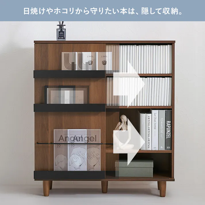 萩原スリーアイ HAGIHARA ブックシェルフ VKB-7273NA ナチュラル 幅90.5cm 3000003107 収納家具 本棚 ラック カラーボックス 4934257321716【別送品】