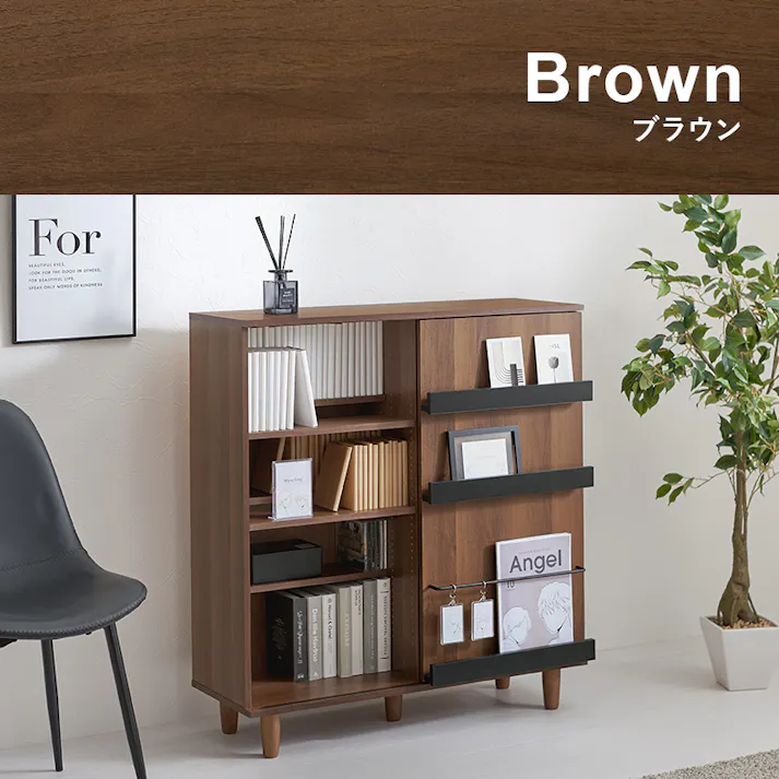 萩原スリーアイ HAGIHARA ブックシェルフ VKB-7273NA ナチュラル 幅90.5cm 3000003107 収納家具 本棚 ラック カラーボックス 4934257321716【別送品】