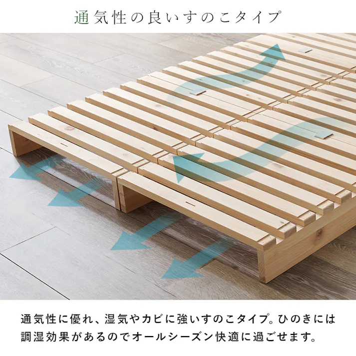 萩原スリーアイ HAGIHARA パレットベッド専用 追加床板4枚組 WB-7723S4 50×50cm×4枚入り 国産ひのき使用 3000003157 ベッド ベッド用部品 メンテナンス用品 4934257322218【別送品】