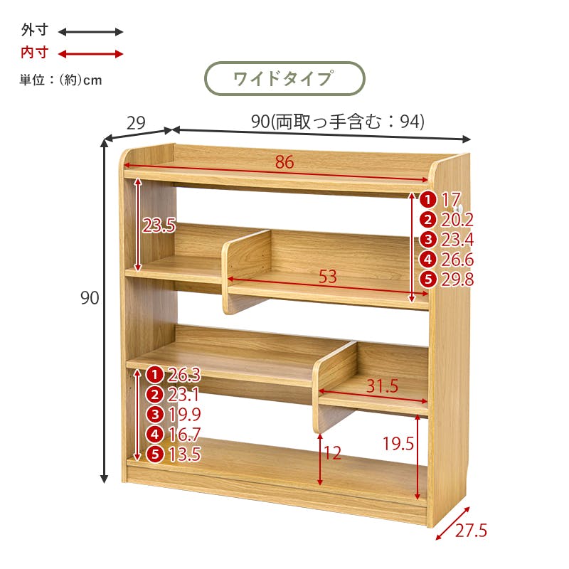 萩原スリーアイ HAGIHARA ディスプレイラック(ワイドタイプ) RCC