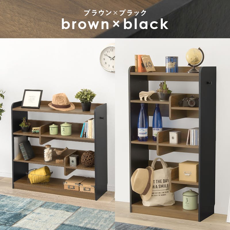 萩原スリーアイ HAGIHARA ディスプレイラック(ハイタイプ) RCC-1607BK