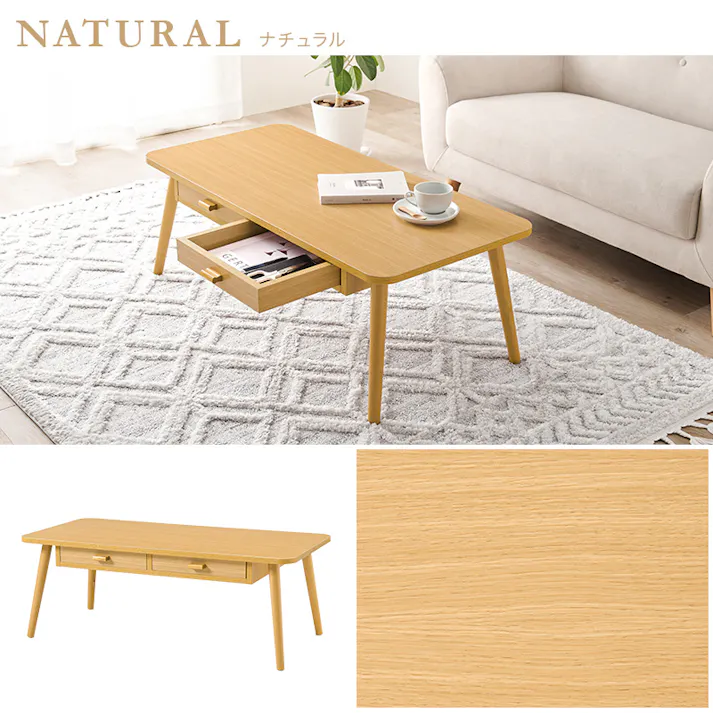 萩原スリーアイ HAGIHARA テーブル MT-6383WS ホワイトウォッシュ 100×48cm 引出し2杯付き 3000003202 テーブル センターテーブル・ローテーブル 4934257322683【別送品】