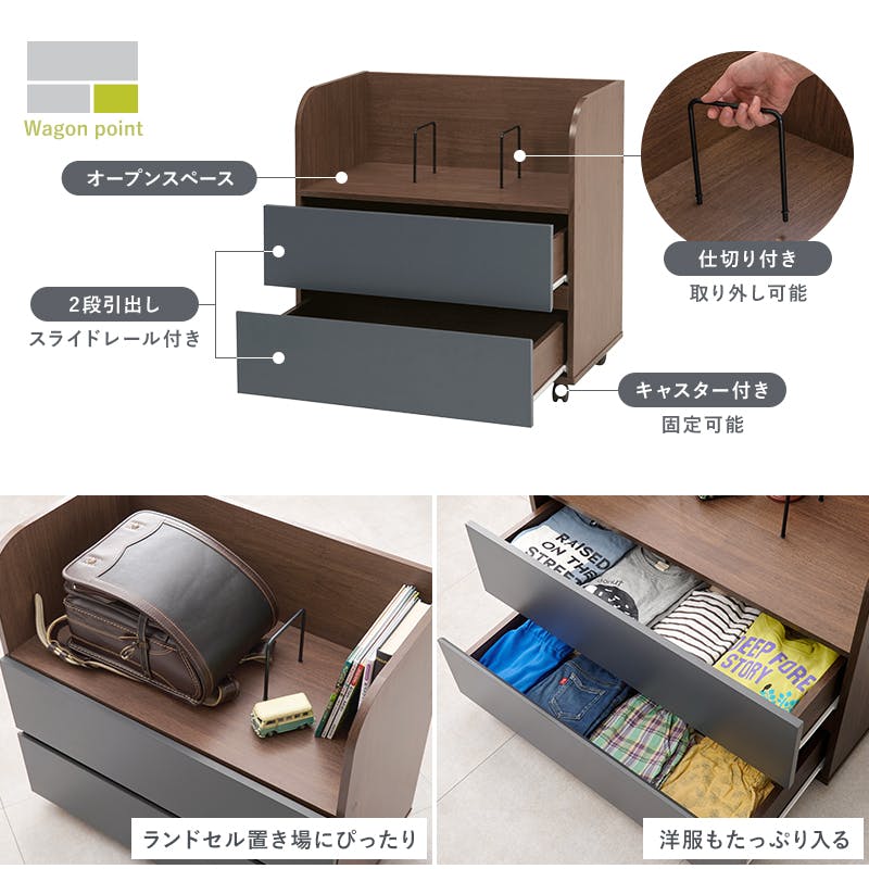 システムベッド RB-1642S-GY グレー インテリア 寝具 家具 収納 ベッド