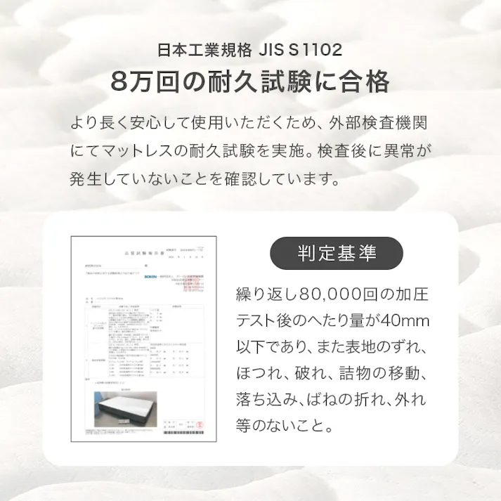 マットレス ダブル(ポケット) KM-3302D インテリア 寝具 収納 マットレス 3000003890【別送品】
