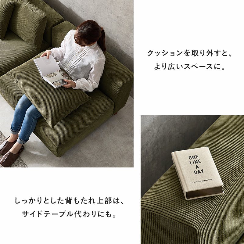 ソファ ニコス2PGR グリーン インテリア 家具 収納 ソファ ソファ