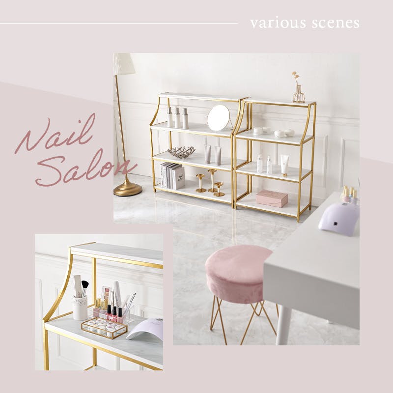 オープンラック LCC-4619-MWH マーブルホワイト インテリア 家具 収納