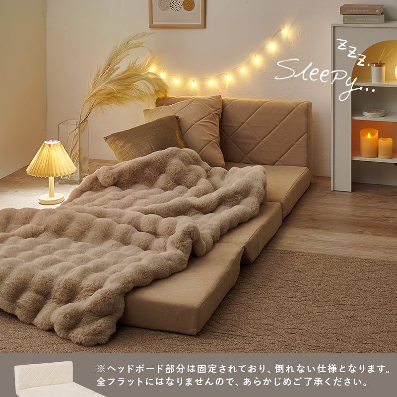 ソファベッド LSF-4887GY グレー インテリア 家具 収納 ソファ ソファ