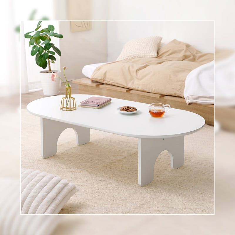 テーブル MT-6929WH ホワイト インテリア 家具 収納 テーブル センター