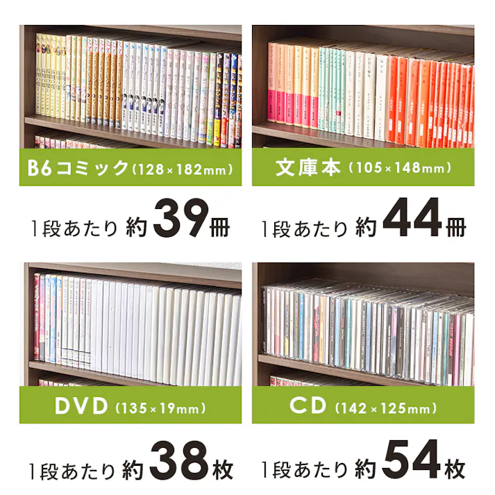 コミックラック 2点セット RCC-1508WH ホワイト インテリア 家具 収納 収納家具 本棚 ラック カラーボックス 本棚 3000004154【別送品】