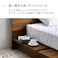 マットレス付シングルベッド WB-7901SNA3302 ナチュラル インテリア 寝具 家具 収納 ベッド フレーム マットレスセット 3000004262【別送品】
