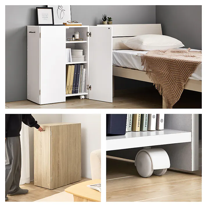 ブックシェルフ VKB-7277NA ナチュラル インテリア 家具 収納 収納家具 本棚 ラック カラーボックス 本棚 3000004297【別送品】