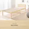 組立簡単 マットレス付シングルベッド WB-7802S-NA3301 ナチュラル インテリア 寝具 家具 収納 ベッド フレーム マットレスセット 3000004398【別送品】