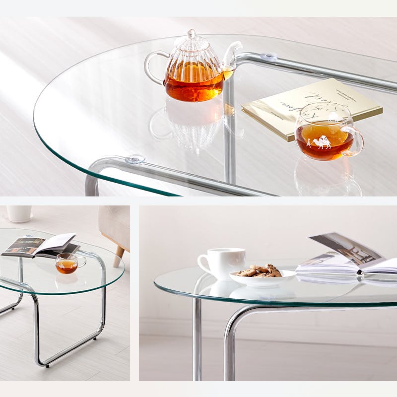 ガラステーブル BT-8662 インテリア 家具 収納 テーブル センター