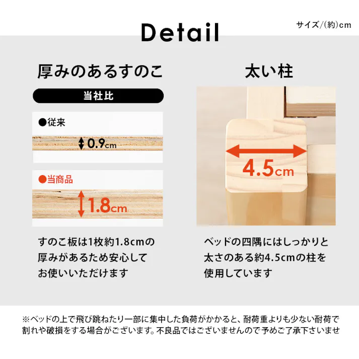 組立簡単 マットレス付シングルベッド MB-5195S-LBR3301 ライトブラウン インテリア 寝具 家具 収納 ベッド フレーム マットレスセット 3000004717【別送品】