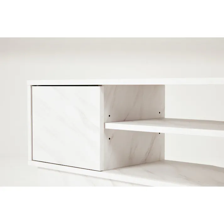 テレビ台 ホワイト テレビスタンド ローボード テレビラック HAGIHARA 4934257349376【別送品】