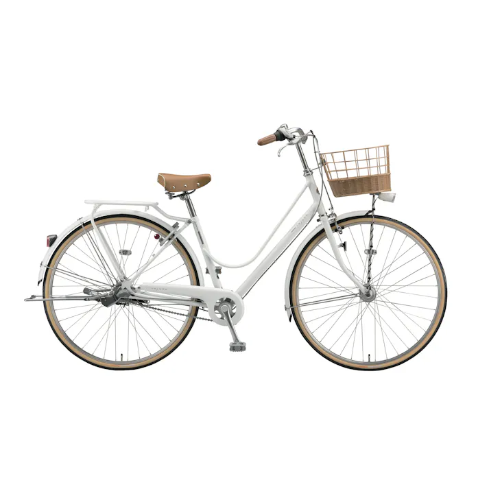 ブリヂストンサイクル カジュナ デラックス(スイートライン) CS7T2 P.Xピュアホワイト 3段 27インチ 点灯虫(オートライト)モデル 【店舗取り寄せ】 4977716113361