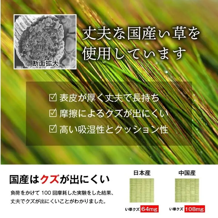 国産い草花ござ ラグ カーペット グラッセ 本間6畳 286.5X382【別送品】