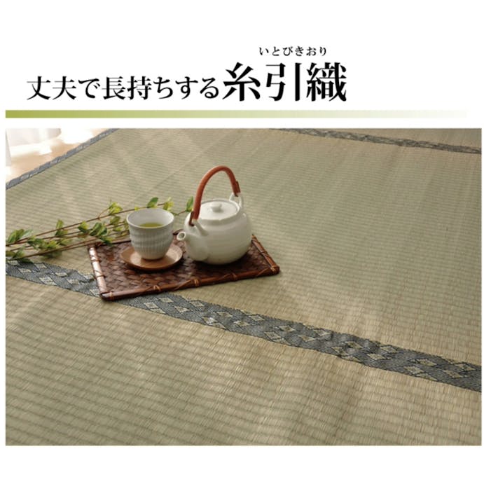 IKEHIKO 国産い草上敷 カーペット 湯沢 三六6畳  273X364 4956642914860【別送品】