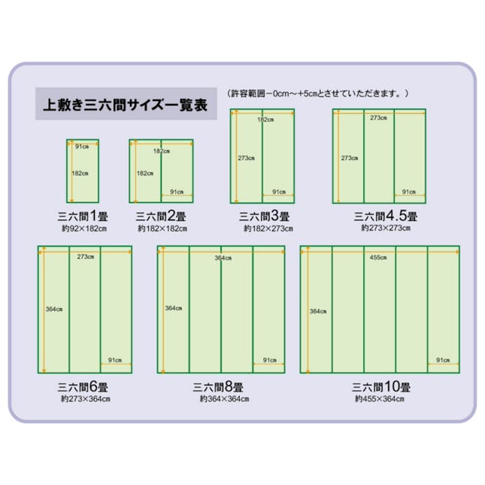 IKEHIKO 国産い草上敷 カーペット 湯沢 三六6畳  273X364 4956642914860【別送品】