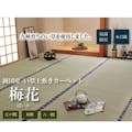 IKEHIKO 国産い草上敷 カーペット 梅花 江戸間4.5畳  261X261 4956642936114【別送品】