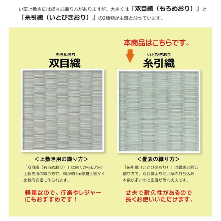 国産い草上敷 カーペット 梅花 江戸間6畳 261X352【別送品】