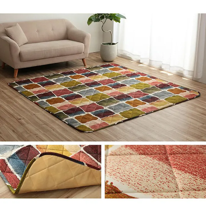 ムーブ こたつ布団 正方形 トレンド スタイリッシュ 掛け敷きセット マルチ 約205×245cm 節電アイテム 省エネ対策 暖房節約 4550317012846【別送品】