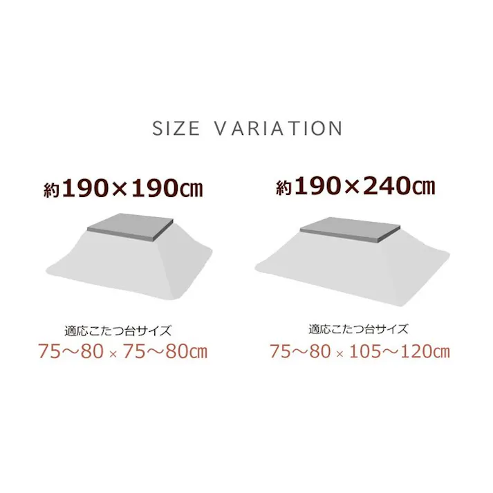 リーチェ こたつ布団 長方形 撥水 ノルディック柄 レッド 約190×240cm 節電アイテム 省エネ対策 暖房節約 4550317014123【別送品】