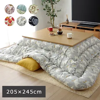 ベイシス こたつ布団 長方形 国産 掛け単品 グリーン 約205×245cm 節電アイテム 省エネ対策 暖房節約 4550317030864【別送品】