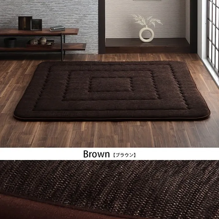 撥水モデルノ こたつ布団 長方形 小さめ 撥水ラグ ふっくらタイプ ベージュ 約130×190cm 防音対策 4550317031007【別送品】