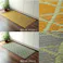 七宝 キッチン マット 120 60cm 幅広タイプ トレンド スタイリッシュ い草 畳 60×120cm ネイビー 和 モダン【別送品】