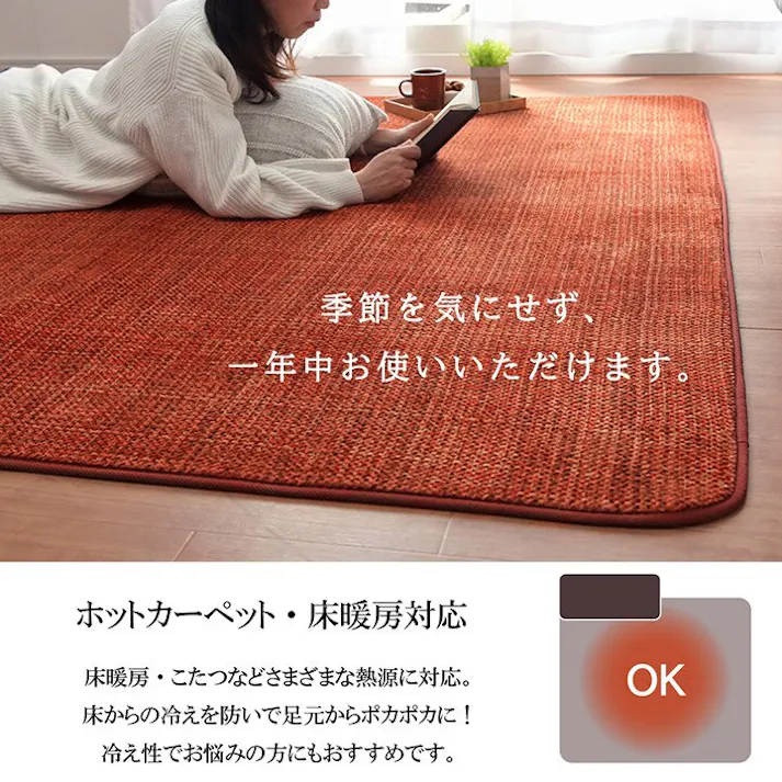 ノート ラグ カーペット マット 珊瑚マイヤ 洗える 滑りにくい グレー 約185×185cm 防音対策【別送品】