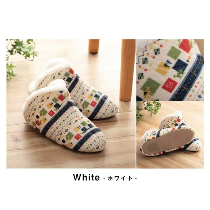 ビータ ルームシューズ スリッパ レディース Mサイズ 約22~24cm オレンジ 甲高 履きやすい 室内 もこもこ あったか 秋冬 冷え性 トレンド ギャベ風 ギフト プレゼント【別送品】