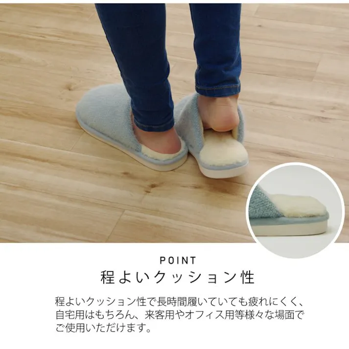 モエ1 ルームシューズ スリッパ レディース ピンク Mサイズ 約22~25cm 室内 もこもこ あったか 秋冬 冷え性 かわいい トレンド スタイリッシュ ギフト プレゼント【別送品】