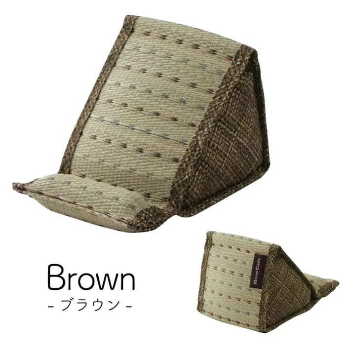 クリア スマホ用 スタンド い草 抗菌防臭 シンプル 小林製薬コバガード使用 約12×20×11cm ブルー【別送品】