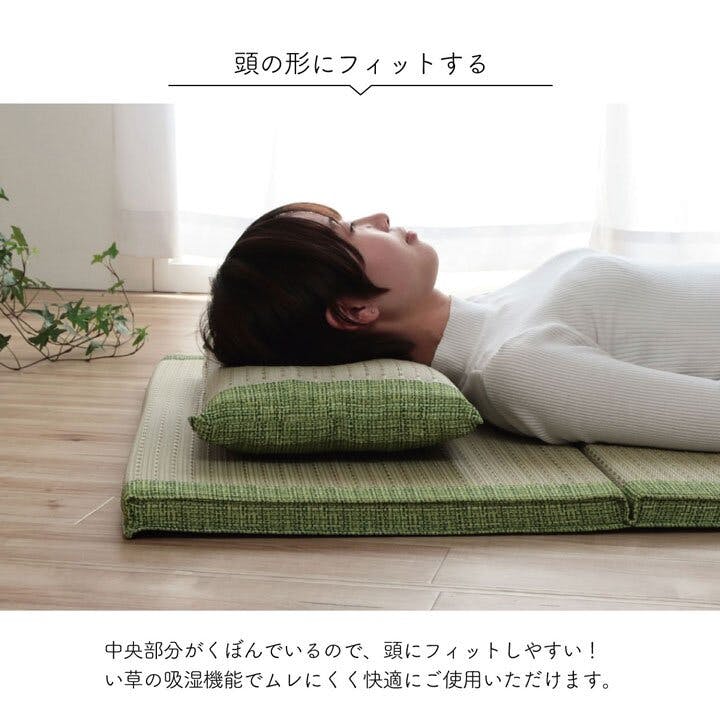 花カゴグリーンベットマット大型用　枕 楽天市場】金華山クッション 花かご グリーン|トラック用品