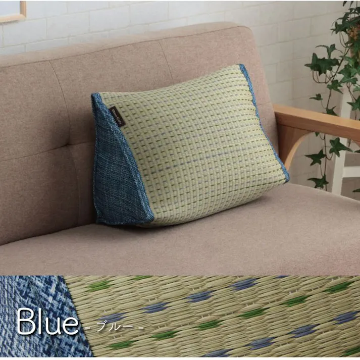 クリア クッション くつろぎ い草 抗菌防臭 シンプル 小林製薬コバガード使用 約40×30×20cm ブラウン リビングインテリア 快適アイテム おしゃれ雑貨【別送品】